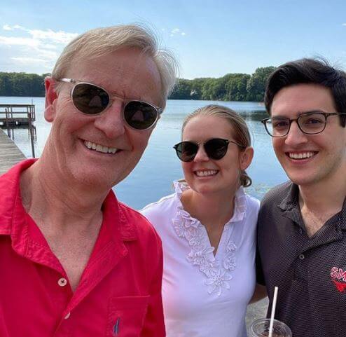 With Her Dad and Boyfriend